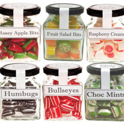 Boiled Lollies Rock Candy MIXED Pack 100g Jars - Packed In Boxes of 12